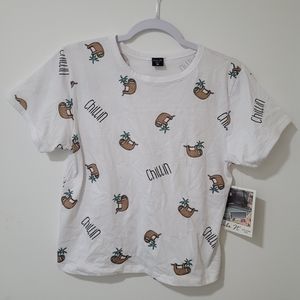 Chillin sloth t-shirt